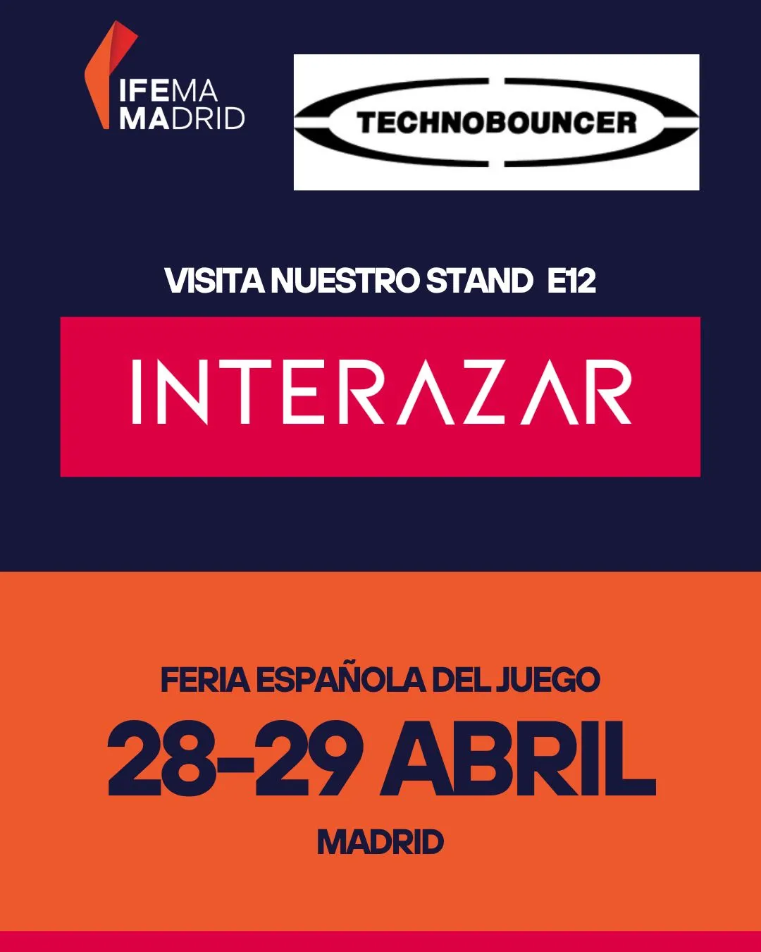 Asistencia de Technobouncer a Interazar 2026 en IFEMA Madrid